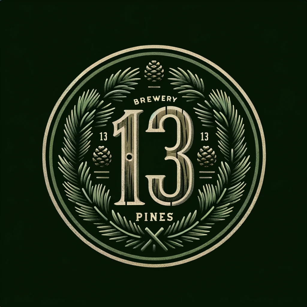 13 Pines Brewery Logo